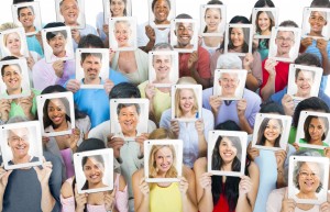 Multi-ethnic Casual People Holding Digital Tablets